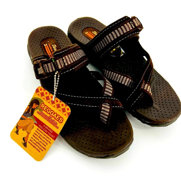Skechers Reggaes Outdoor Active Lifestyle Waterproof Sandals Sz 7 - Picture 3 of 9